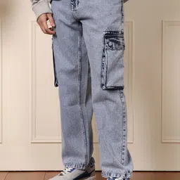 WROGN Men Comfort Wide Leg Jeans-picture-30