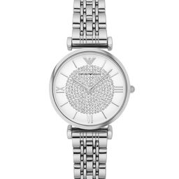 Emporio Armani Women White & Silver-Toned Analogue Watch AR1925-image-69