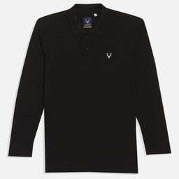 Allen Solly Junior Boys Solid Polo Collar Cotton T-shirt-picture-56