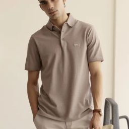 Andamen Brown Regular Fit Polo T-Shirt-picture-29