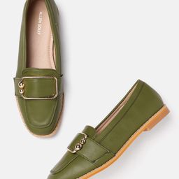 Allen Solly Women Buckle Detail Loafers-72
