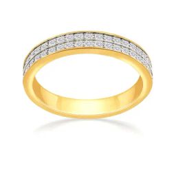Malabar Gold and Diamonds 18k Yellow Diamond Ring for Women-picture-23