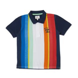 Pepe Jeans Kids Multicolor Striped Polo T-Shirt-image-34
