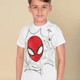 Allen Solly Junior Kids White Graphic T-Shirt-image-99
