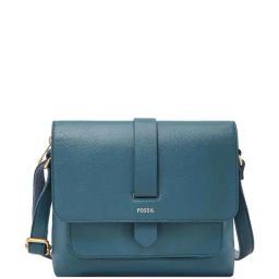 Fossil Kinley Blue Solid Medium Sling Handbag-image-81
