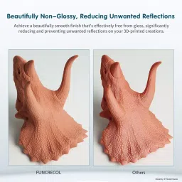 FUNCRECOL 3D Printer Resin Texture Matte Red Wax Like 85D image 5