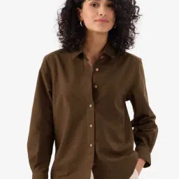 The Souled Store Brown Regular Fit Shirt-picture-20