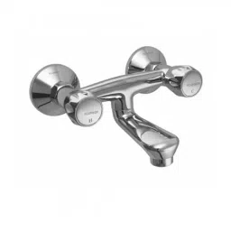 PLUMBER Wall Mounted Chrome Finish Non-Telephonic Wall Mixer, SPB-5101-47