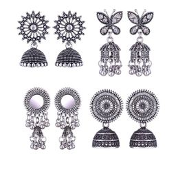 Sangria Alloy Silver-Plated Earrings-image-51