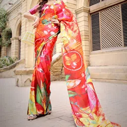 PYOS Abstract Printed Saree-picture-7