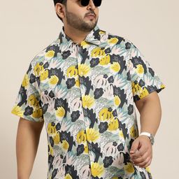 Sztori Men Plus Size Original Opaque Printed Casual Shirt-6