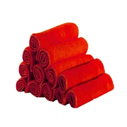 Winberg 40 x 40 cm 250 Gsm Rek Cleaning cloths, Towel-Red-12 (Pack of 12)-image-91