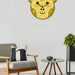 OLIVE TREE Olive Green Contemporary Wall Clock-image-65