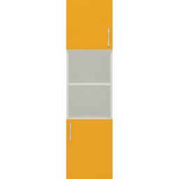 Adona Antique Bookshelf Cum Display Unit - Orange-image-7
