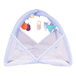 Kwitchy New Born Baby Bedding Set Bed Mattress with Mosquito Net -  Blue-image-92