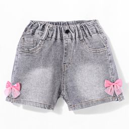 Kookie Kids Shorts with Bow Applique - Black-picture-24