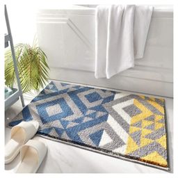 Roseate Tri Colour Super Soft Anti Skid  Super Absorbent Mats - 40 x 60 cm-image-49