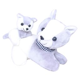 Tickles Mother Cat Billi with Cute Kitten Soft Stuffed Animal Plush Toy for Kids Boys & Girls Birthday Gift (Size: 30 cm Color: White)-image-82