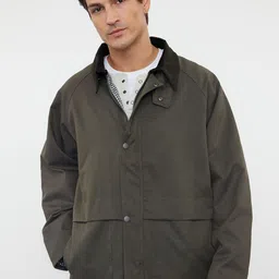 Trendyol Mock Collar Open Front Jacket-3