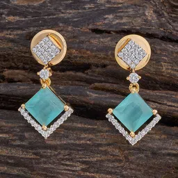 Kushal's Fashion Jewellery Geometric Drop Earrings-picture-56