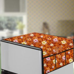 The Furnishing Tree Orange Printed Air Conditioner Cover-image-88