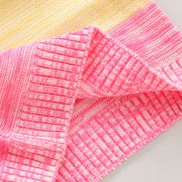 Babyhug Knitted Full Sleeves Color Block Pullover Sweater Sequin Design - Multicolour image 5
