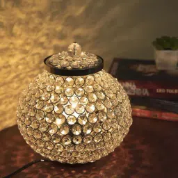 Homesake Silver 315 Crystal Lamp (Bulb Included) - Set of 1-14