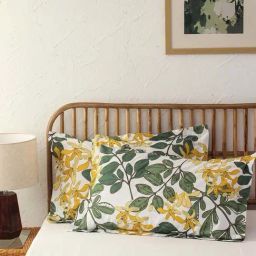 House This Moringa Floral Multicolor 180 TC Cotton Pillow Covers - Set of 2-image-88