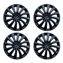 Auto Pearl Premium Quality Car Full Caps Black 35.56 cm (14 Inch) Press Type Fitting Wheel Cover For Honda City (Pack of 4 Pcs)-image-89