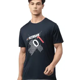 Dida Navy Polyster Regular Fit Typography T-Shirt-picture-18
