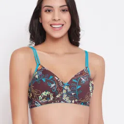 Clovia Brown Non Wired Padded T-Shirt Bra-picture-10