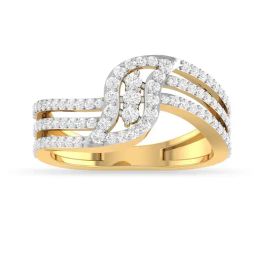 PC Jeweller Sanson 18k Gold Ring for Women-picture-5