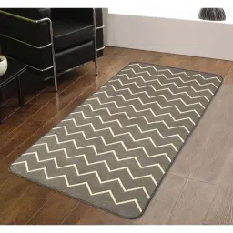 Saral Home Grey & Beige Cotton Runner - Set of 1-15