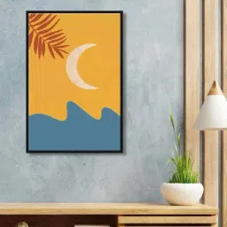 999Store Multicolor Canvas Wall Painting Panel With Fibre Frame-22