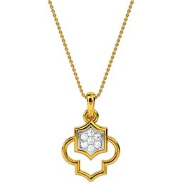 Kisna Diamond & Gold Jewellery 18k Baruni Pendant-picture-1