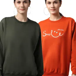 Vimal Jonney Green & Orange Printed Fleece Pullover - Pack of 2-picture-23