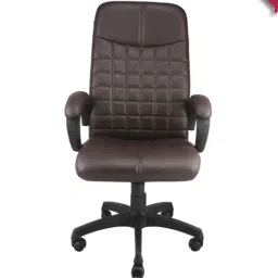 Adiko Systems Brown High Back Cushioned Seat Executive Chair-62