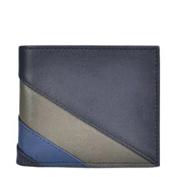 BELWABA Navy Casual Leather Bi-Fold Wallet for Men-picture-34