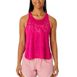 Asics Pink Self Pattern Sports T-Shirt-picture-18