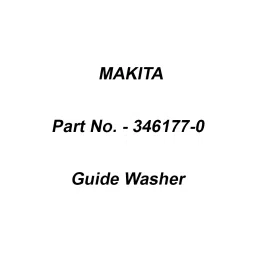 Makita Guide Washer for HR2300, Part No 346177-0-23