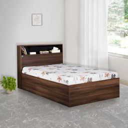 Delite Kom Urban Acacia Dark Engineered Wood Single Box Bed-image-71