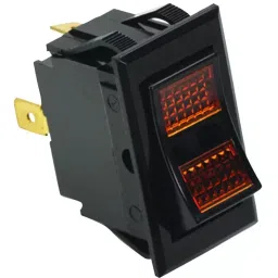 CARLING TECHNOLOGIES SWITCH, ROCKER, SPST, 15A, 250V, BLACK, LTILA506SBLRC-NBL-24