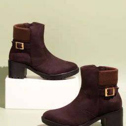 Inc.5 Women's Brown Casual Booties-image-67