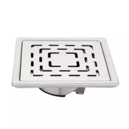 Aquieen 6x6 inch Silver Chrome Finish Floor Drain with Cockroach Trap, AQN 489-image-78