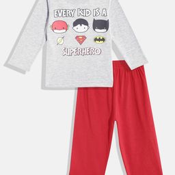 Eteenz Boys Premium Cotton Justice League Printed T-shirt with Trousers-picture-31
