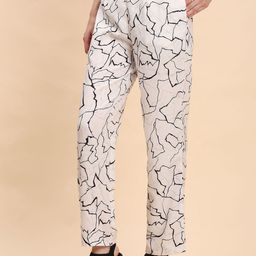 Noia Abstract Printed Three Quarter Sleeve Tunic With Trouser Co-Ords image 4