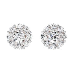 Sparkles 14k (585) Rose Gold Lab Grown Diamond Earrings-picture-9