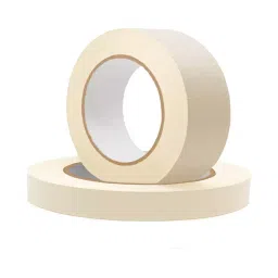 AIPL 12 mm x 20 m Off White Self Adhesive Masking Tape for Painters, EZPRO (Pack of 600)-picture-12