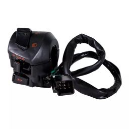 Uno Minda Handle Bar Switch (Left Hand Side) with Kick Start - 8 Wire Black Coupler, 2 Clip Terminals for Hero CBZ (Drum/Disc) (SW-0659)-43