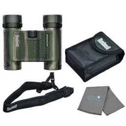 Bushnell H2O 10 x 25 mm Waterproof Binoculars, Camo Bundle with Lumtrail Lens Cloth-picture-17